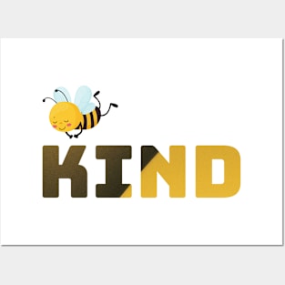 Bee Kind Posters and Art